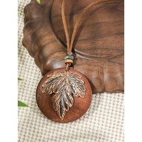 Retro Trendy Boho Long Neckalce Women Fashion Elegant Turquoise Shell Pendant Brown Pendent Necklaces Jewelry
