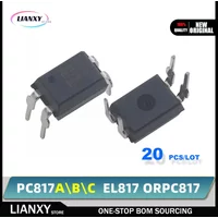 PC817A PC817B PC817C EL817B EL817C ORPC817B ORPC817C 0 DIP-4 Optocoupler New Original 20PCS/LOT