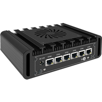 6*LAN i226V Intel N100 Firewall Soft Router 2.5GbE Mini PC 12th Gen DDR4 1*HD 1XDP AES-Ni ESXI Appliance Computer Win11 RJ45 COM