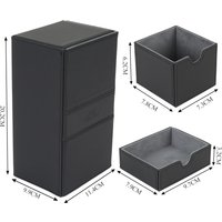 AEGIS GUARDIAN 200+ Card Box For Mtg/YuGiOh TCG Commander Deck Case Container,