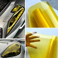 30x200cm Yellow Auto Car Light Headlight Taillight Tint Vinyl Film Sticker Easy Stick Motorcycle Whole Car Decoration Accessorys