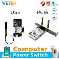 Tuya eWeLink Wifi Zigbee Przełącznik resetowania zasilania komputera Karta USB PCIe Pilot zdalnego sterowania do komputera stacjonarnego dla Alexa