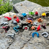 Full Set 24 Models Deep Sea Monster Collectible Figures Ocean Eater Giant Beast Display Gifts No Brand Registered Trademark