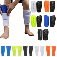 Sports Set Soccer Shin Guard Leg Cover Independent Pocket Anti-Drop Elastic Breathable Unisex Football Protective Gears