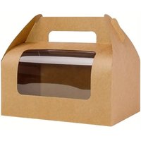 10/30 Piece With Window Transparent Gift Box For Jewelry, DIY Beads, Snacks, Cookies, Candy, Birthday, Wedding, Picnic