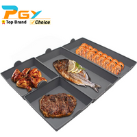 Air Fryer Silicone Baking Pan Nonstick Sheet Pan Dividers Cooking Bakeware Accessories Reusable Baking Trays For Oven Safe