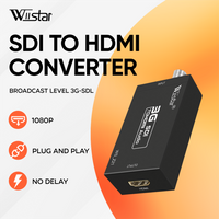 HDMI to SDI Converter Audio Video AdapterSD HD 3G-SD HDMI to BNC Support 720P 1080PFor Display HDTV Projector Full HD 1080P