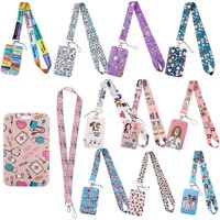 Nurse Doctor Medical Colorful Neck Straps Lanyard Car Keychain ID Card Pass Gym Mobile Phone Key Ring Badge Holder Jewelry Gifts