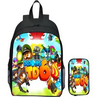 16 inch children's backpack 2-piece set balloon tower anti Bloons TD6 elementary school backpack backpack pencil case