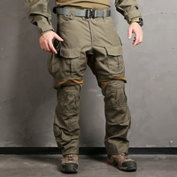 AUKU G3 Tactical Pants Camo Hunting Pants Multicam Mens Duty Cargo Trousers Trainning Shooting Pant Men Clothing Water Repellent