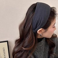 Elegant Solid Wider Simple Hairband For Women Girls Sweet Hair Ornament Headband Hair Hoop Hair Band Fashion Hair Accessories
