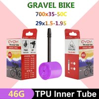 AliExpress NONE CYDY TPU 700C GRAVEL Road Bike Inner Tube 700x35-50C For 35C 38C 40C 45C 50C Tire Bicyele Camera MTB 29x1.5-1.95 Pneu Aro