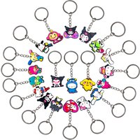 20pcs MINISO Cute Cartoon Keychain, For Car Keys Bag Ornaments Decoration Party Gift For daily use