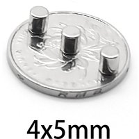4x5mm N35 Neodymium magnetic circular rare earth Magnet NdFe 4*5 mm micro Small Round crafts Magnets