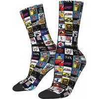 Broadway Musical Theatre Logos - Hand Drawn Socks Harajuku Super Soft Stockings All Season Long Socks for Man's Woman's Gifts