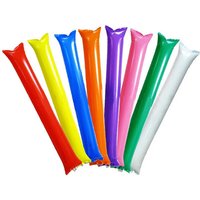 24 Colorful Inflatable Rods Stadium Noise Maker Refueling Rods Demonstration Balloon Inflatable Party Sports Refueling