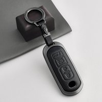 4 Buttons Key Fob Cover With Keychain For Mazda 3/6/8 For Miata MX-5 CX-3 CX-5 CX-7 CX-9 RX-8 Car Accessories Key Protector