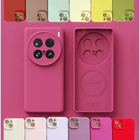 for Magsafe Pink Liquid Silicone Case for VIVO X200 Pro Mini X100 Pro X100s X200 Ultra Soft Skin Smooth Magnetic Cover Bumper