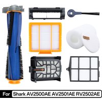 For Shark AV2500AE AV2501AE RV2502AE Robot Vacuum Accesso Main Side Brush Hepa Filter Spare Parts Replacement Kit Pack