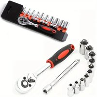 AliExpress NONE 12Pcs Wrench Socket Set Short Socket Ratchet Hand Tool Kit for Car Motorcycle Bicycle Repair