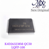 Mxy 1pcs K4D263238M-QC50 K4D263238M K4D263238F-QC50 K4D263238M-QC40 K4D623238B-QC50 K4D263238D-QC50 KY5DU2832220-5 QFP