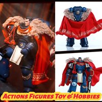 【Only Clothes】Joytoy 1/18 Ultramarines Lieutenant Titus Fur Collar Cloak Cape Accessories for 13.5cm Action Figure Model Toy