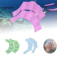 Swimming Flip Board Training Gloves Freestyle Rowing Sailor's Palm Silicone Pad Palm Duck Palm Fingertips Diving Equipment