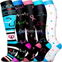 New Compression Stockings 20-30Mmhg Knee High Sports socks Fit Medical Varicose Veins Pregnant Edema Diabetes Circulation