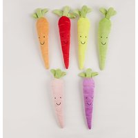 Dog SqueakToys Interactive Plush Chew Toys Carrot Shaped Plush Toys for Cats To Bite Dog Toys for Small Dogs