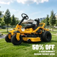 High Performance Ride on Lawn Mower Riding Lawn Mower Made in China 24x12 12 Solid Tires for Riding Lawn Mower