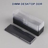 Dustproof Box 10Pcs DIMM Memory Holder Case Clamshell SO Packaging Box DDR Generation Blister Box For DDR DDR3 DDR4 DDR5