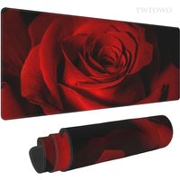 Red Rose Mouse Pad Gamer XL HD Custom Mousepad XXL Mechanical Keyboard Pad keyboard pad Soft Non-Slip Carpet PC Mouse Mats