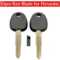 keystar 10pcs HYN6 Car Non-Transponder Key Shell Chip Less Key Spare Ignition Key for Hyundai Getz Accent Elantra Lavita Tucson
