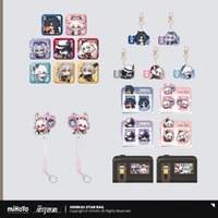 Presale Sunsyea Honkai Star Rail Official Merch miHoYo Original Authentic PMZLG Badge Keychain Blade Ashveil