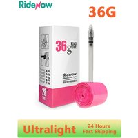 AliExpress rrskit RideNow Ultralight Bike Inner Tube With Patch Kit 700-32c Road Bicycle TPU Tire 45/65/85mm Length French Valve Super Light Tube