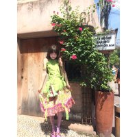 Nabi OOTD Summer Floral Print Elastic Waist Skirt Women's Country Style High Waist Midi Skirt Commute A-Line Skirt
