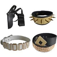 Suicide Cosplay Squad Quinn Monster Bracelet Belt necklace Gloves Accessories Full Set Wig Harley