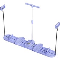 Foldable Fitness Ski Machine with Handle and Pull Rope Ski Trainer Pelvic Floor Muscle Exercise Equipment for Full Body Workout