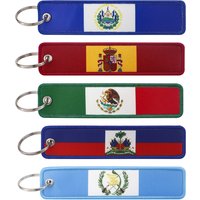 National Flag Key Tag Keychains Keychain for Car Motorcycles Keys Keyring Holder Fashion Jewelry Accessories