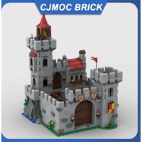 1516P Europäischen Mittelalterlichen Lockside Schloss Street View DIY Kreative Retro kinder Spielzeug Geburtstag Geschenk Bausteine MOC 159182