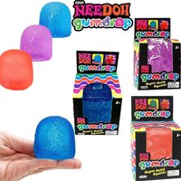 Needoh Gumdrop Squishy Toy Sugar Maltose Solid Squish Fidget Multicolored Stress Ball for Autism ADHD Stress Squeeze Relief Toy