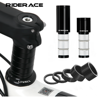 AliExpress riderace RIDERACE Bicycle Handlebar Stem Height Extender 35MM 55MM Adapter For Carbon Fiber Fork Hidden Riser MTB Road BMX Bike Parts