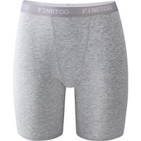 AliExpress NONE FINETOO Cotton Seamless High Waist Underwear Women's Female Cycling Panties Summer Safety Pants Safety Under Skirt Dress Shorts