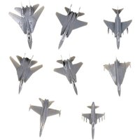 1/144 4D Assembled Fighter Airplane Models Toys, Plane Kits Aircraft Toys Educational Toys for Children Kids Boys Party Favors