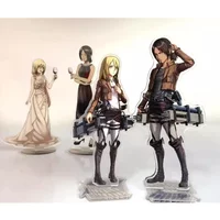 Game Historia Krista Ymir Acrylic Stand Doll Anime Figure Model Plate Cosplay Toy for Gift