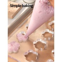 Professional Acrylic Dacquoise Mold, Bear Clover Toast Shape Cookie Cutter French Pastry Dessert Cake Baking Tools Accessories