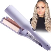 32mm French Hair Curler Wave Professional Egg Roll Hair Curling Iron Corrugated Wavy Styler Fast Heating Volumizing Styling Tool