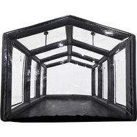 Outdoor Inflatable Transparent Parking Tent Mobile Garage Car Cover Portable Exhibition Closed Air Tent