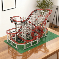 4492pcs MOC Basic Roller Coaster Technical Model Building Blocks Construction Christmas Gifts Toy Creative DIY Idea Brick Kids
