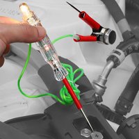 Automobile Electric Pen Circuit Tester 6V-24V DC Auto Circuit Tester Portable Fuse Tester With Alligator Clip Test Pen For Cars